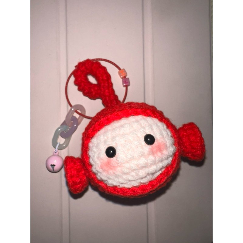 [ franshi.croche ] Crochet Teletubbies Keychain/Bag Charm // Gantungan Kunci Teletubbies Rajut