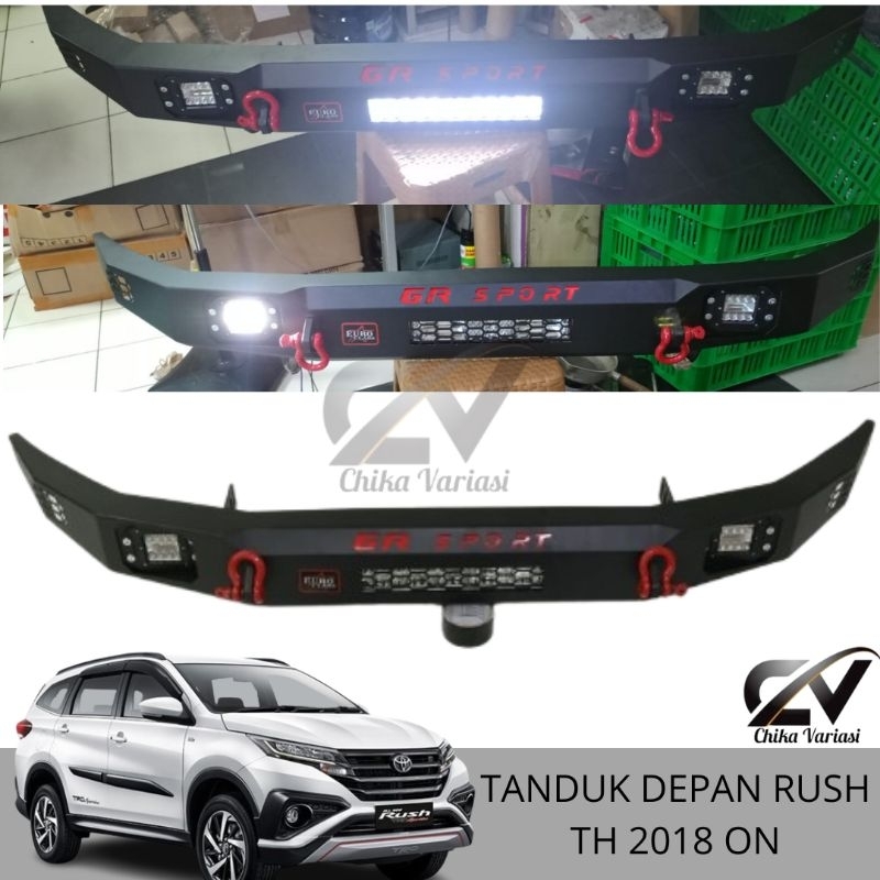 Tanduk Depan Pengaman Bumper Toyota All New Rush 2018 - 2023 Custom