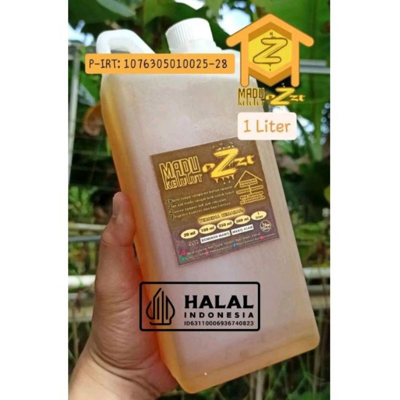 

1 Liter Madu Kelulut / Klanceng / Galo Galo / Stingless Bee Honey / Trigona Itama