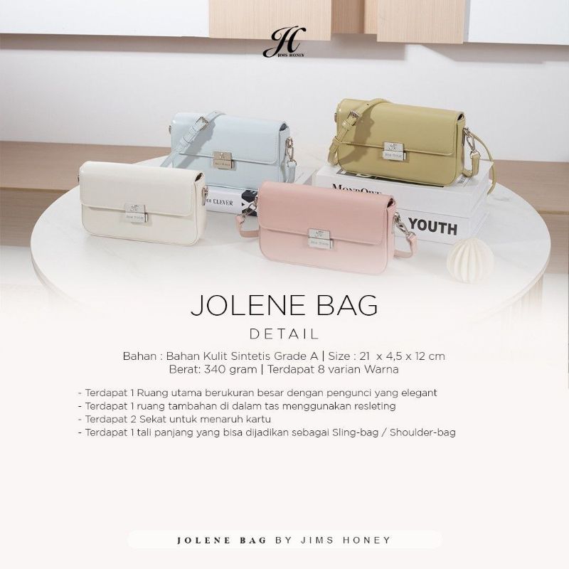 Jims Honey - Jolene Bag Tas Selempang Wanita Terbaru Jims Honey Jolene Bag