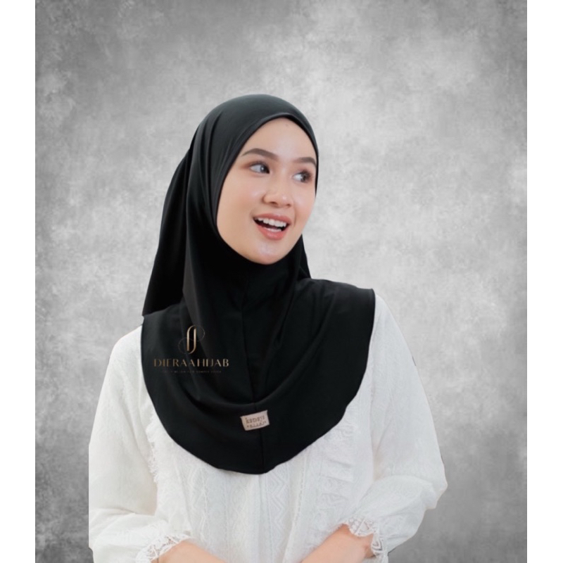 Hijab Instan Hamidah Bergo Non Pet Jersey Size M