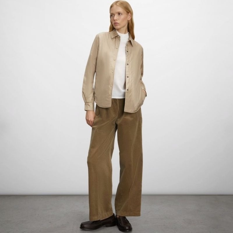 Aspesi Thermore Glue Beige Shirt Padded Jacket