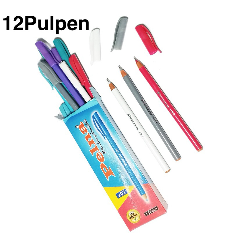 

Pulpen Warna Hitam Murah 12pcs
