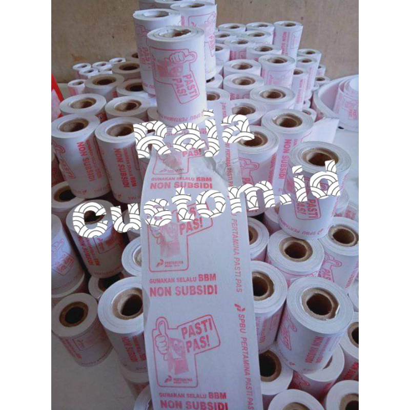 

Kertas Print Kasir Struk EDC Thermal Paper Roll Corelles Custom Logo SPBU Pasti Pas Uk. 58x30 58x40 58x48 Berkualitas