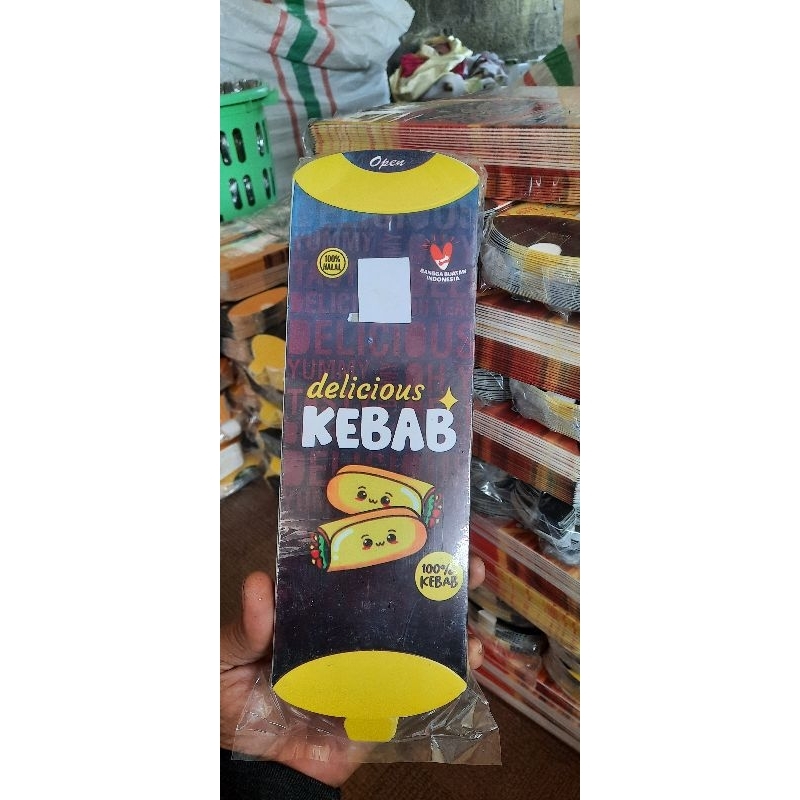 

200lembar kertas kebab