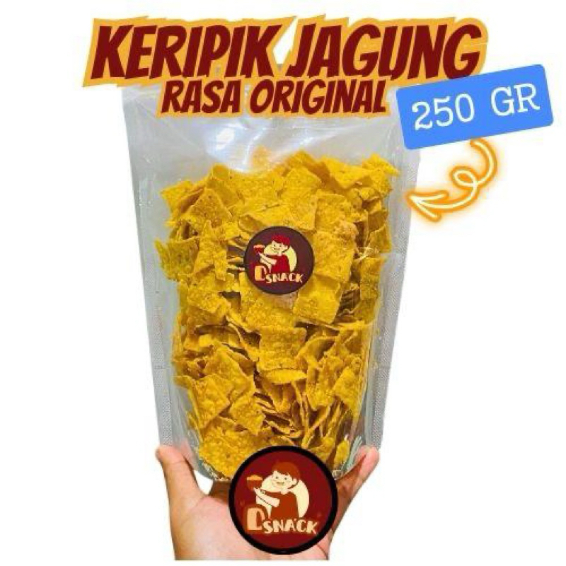 

Keripik Jagung Happytos 250g (kemasan standing pouch ziplock)