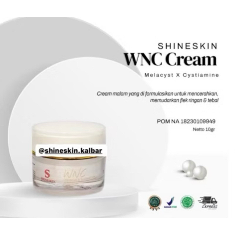 Shineskin Cream Malam WNC