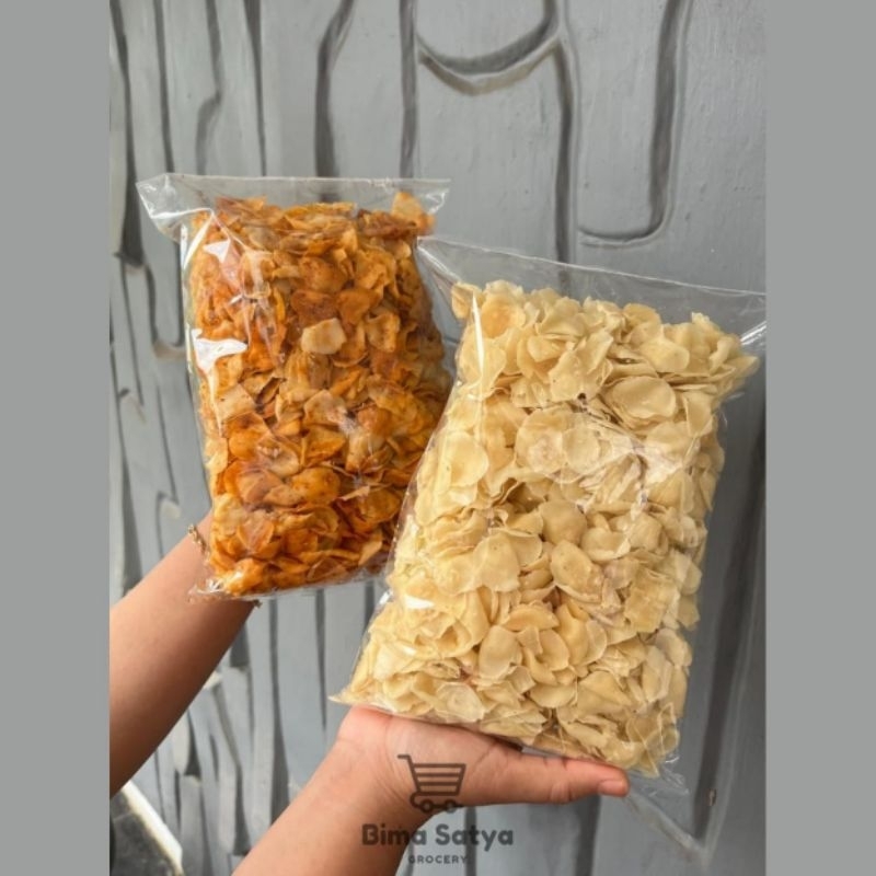 

Keripik Kerang Pedas / Kripik Kerang Original 250gr