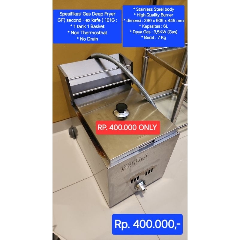 gas deep fryer second