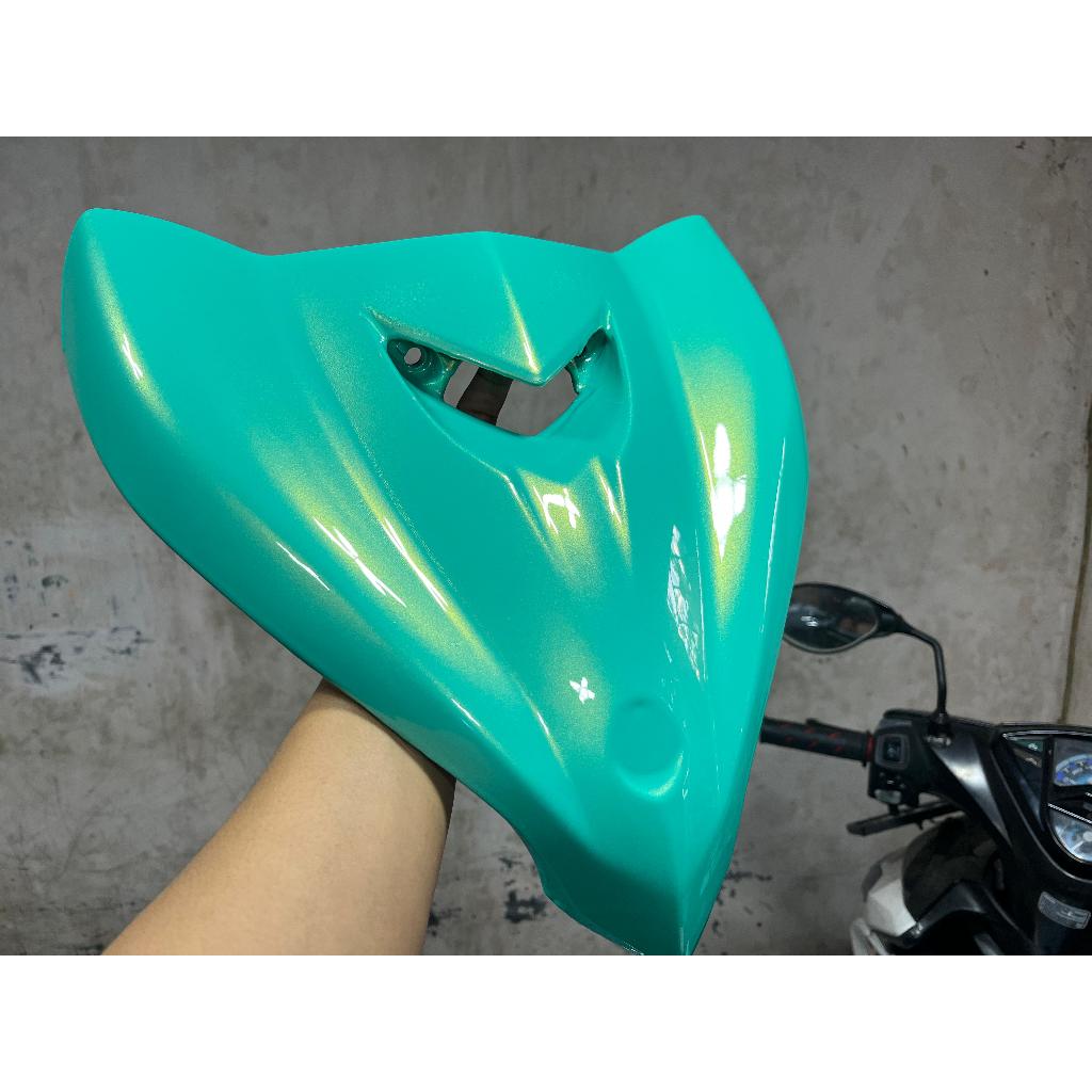 Cat Alien Green Mint Hijau Muda Warna Pastel Toping Lembayung Gold Metalik