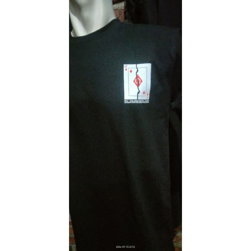 Kaos remi combed 24s adem reaktif