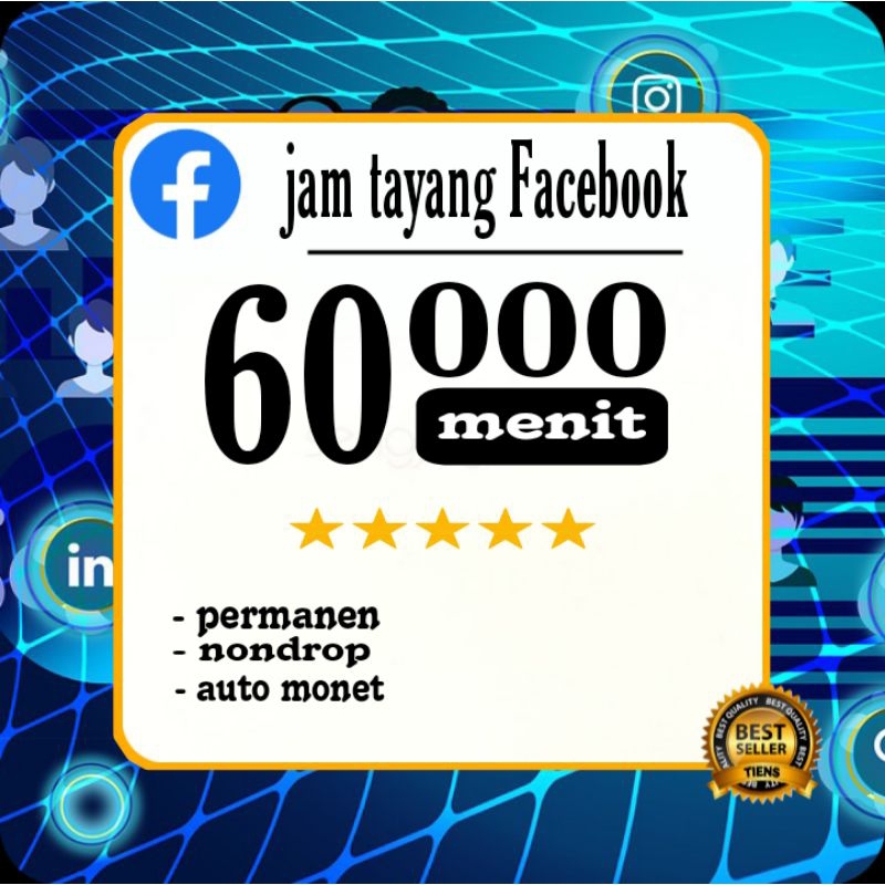 FACEBOOK JAM TAYANG PERMANEN NONDROP AUTO MONET