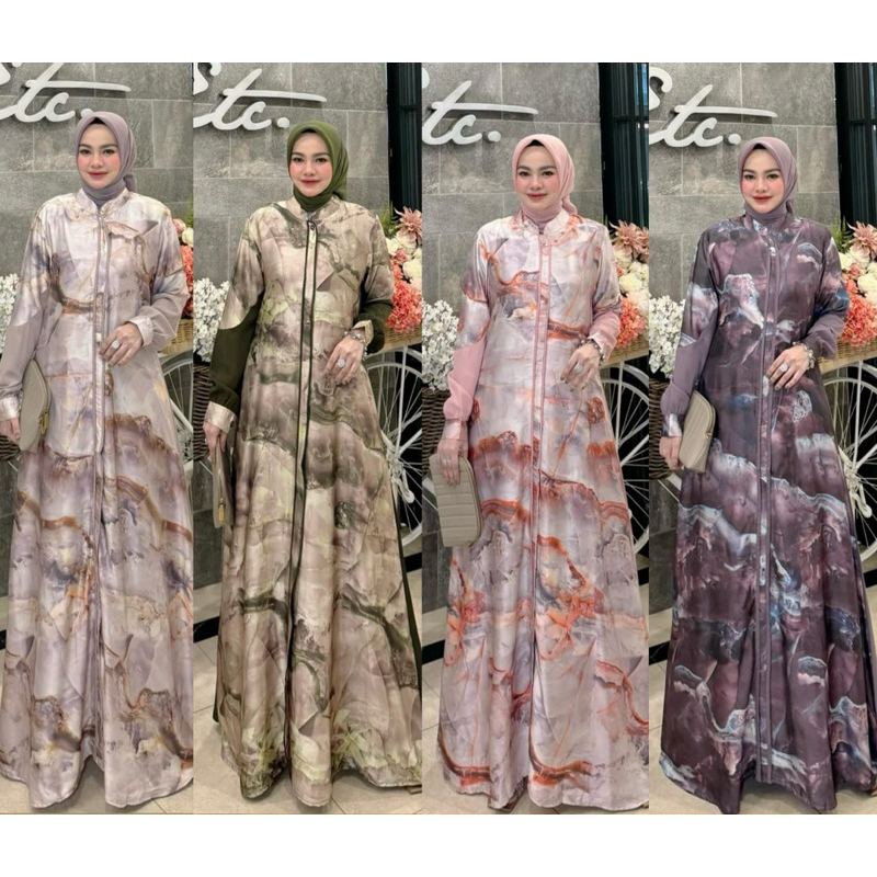 Gamis Aulia Dress Irena Fashion Printing