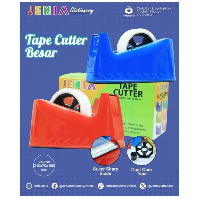 

TAPE CUTTER SOLATIP (JUMBO) ALAT POTONG SOLATIP DISPENSER SOLATIP JUMBO