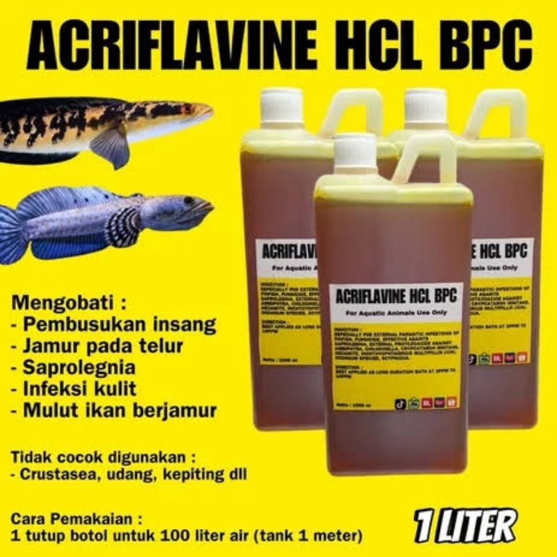 acriflavine hcl bpc 1liter / acriflavine hcl bpc / acriflavine hcl / arriflavine