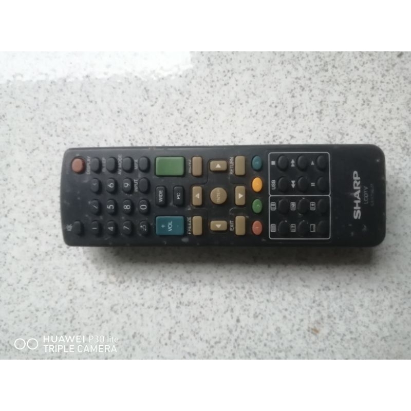 remote tv lcd sharp original