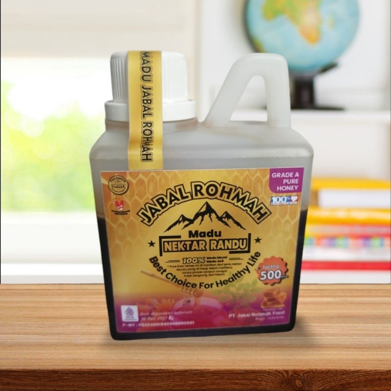 

Madu Nektar Randu 500 Gram Asli Murni Jabal Rohmah Grade A 100% Alami Pure Natural Raw Honey