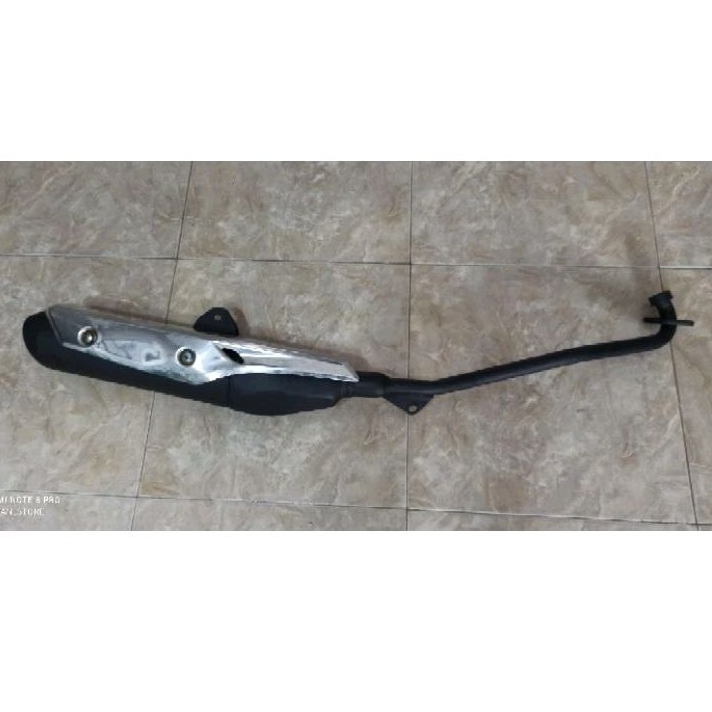 knalpot Supra x 125 Fi injeksi Standar Original Honda