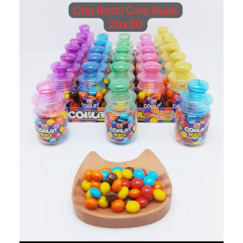 

DSM COKLAT BOTOL BULAT/COKLAT CHA CHA ISI 30