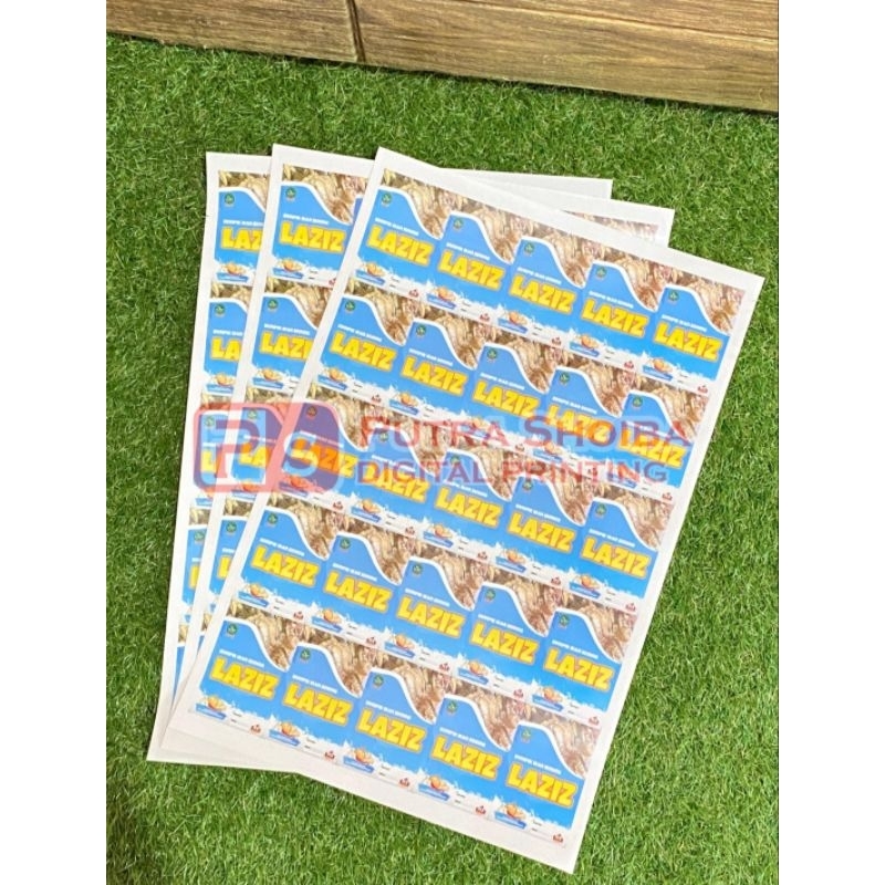 

Stiker Label Bontak Glossy ( Tanpa Potong )