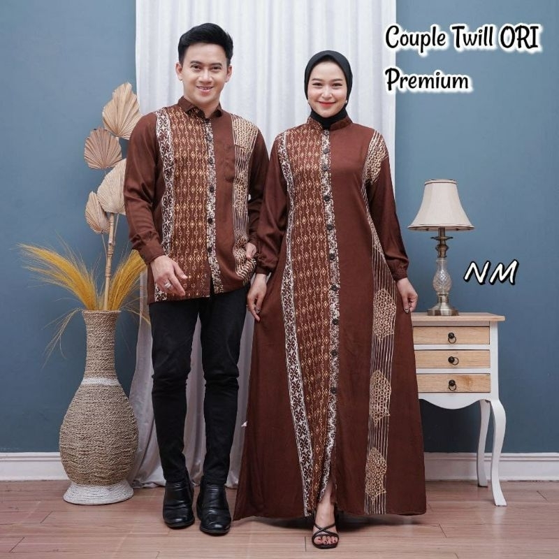 Couple Gamis Twill ORI Premium