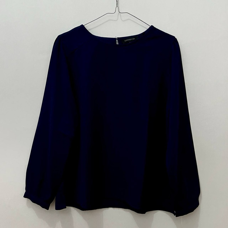 Blouse Navy (Preloved)