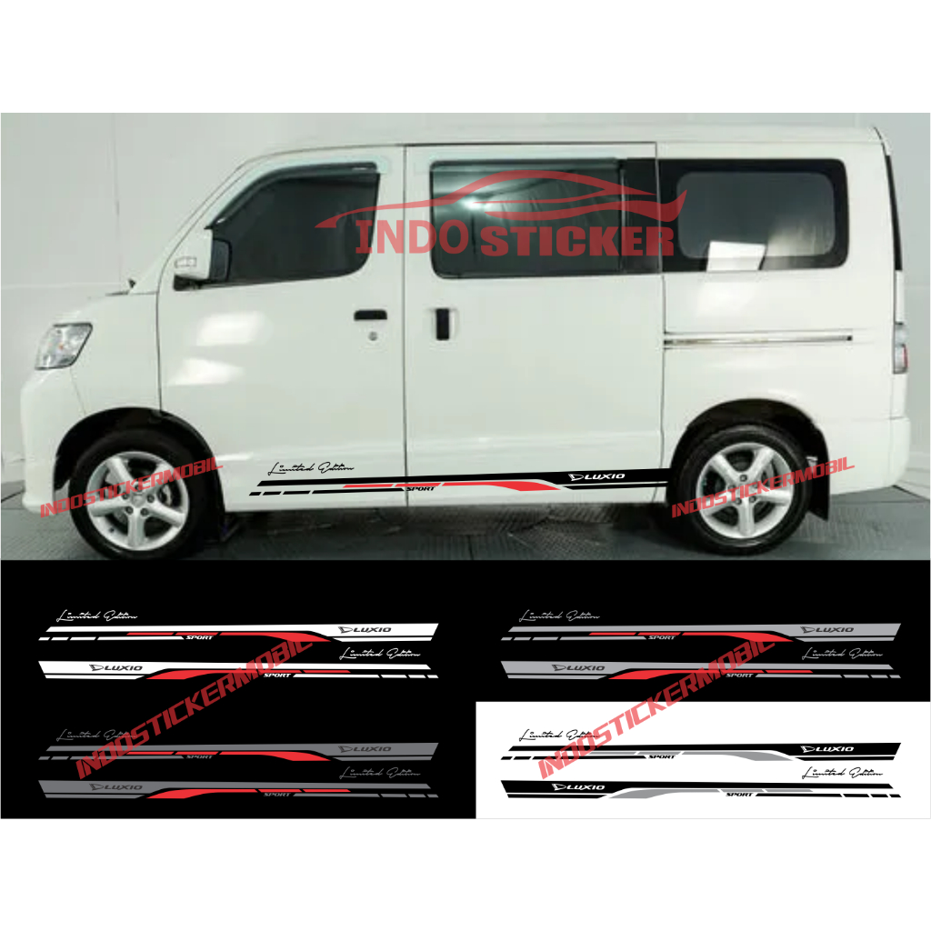 sticker mobil daihatsu luxio cutting stiker list mobil luxio