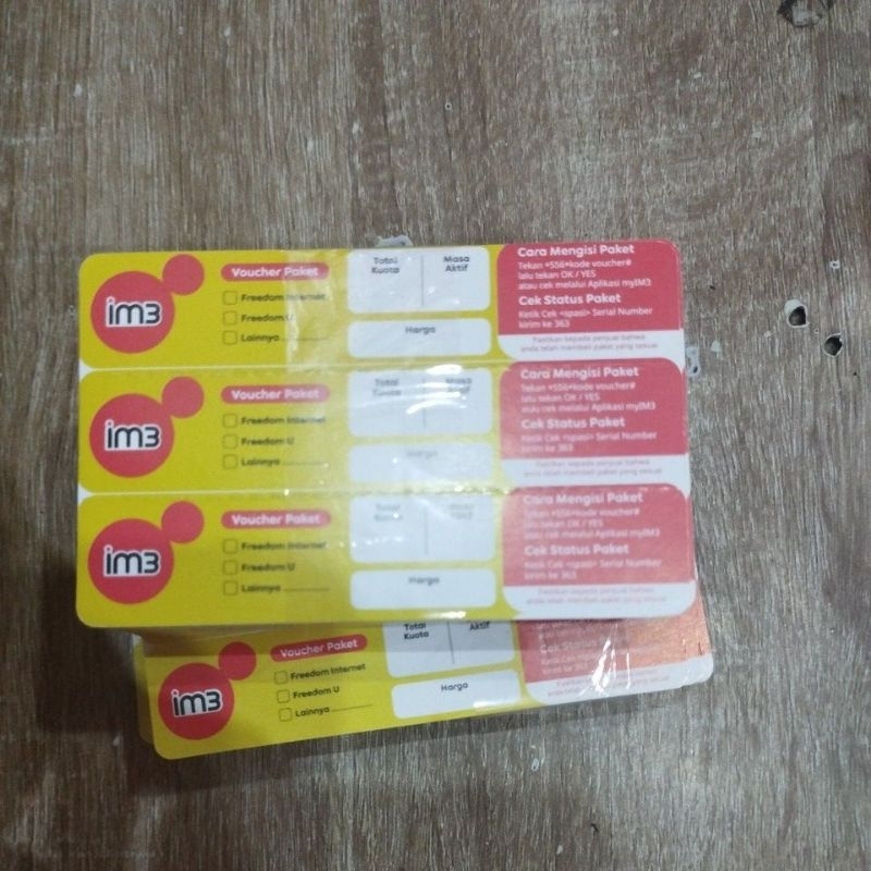 voucher kosongan indosat