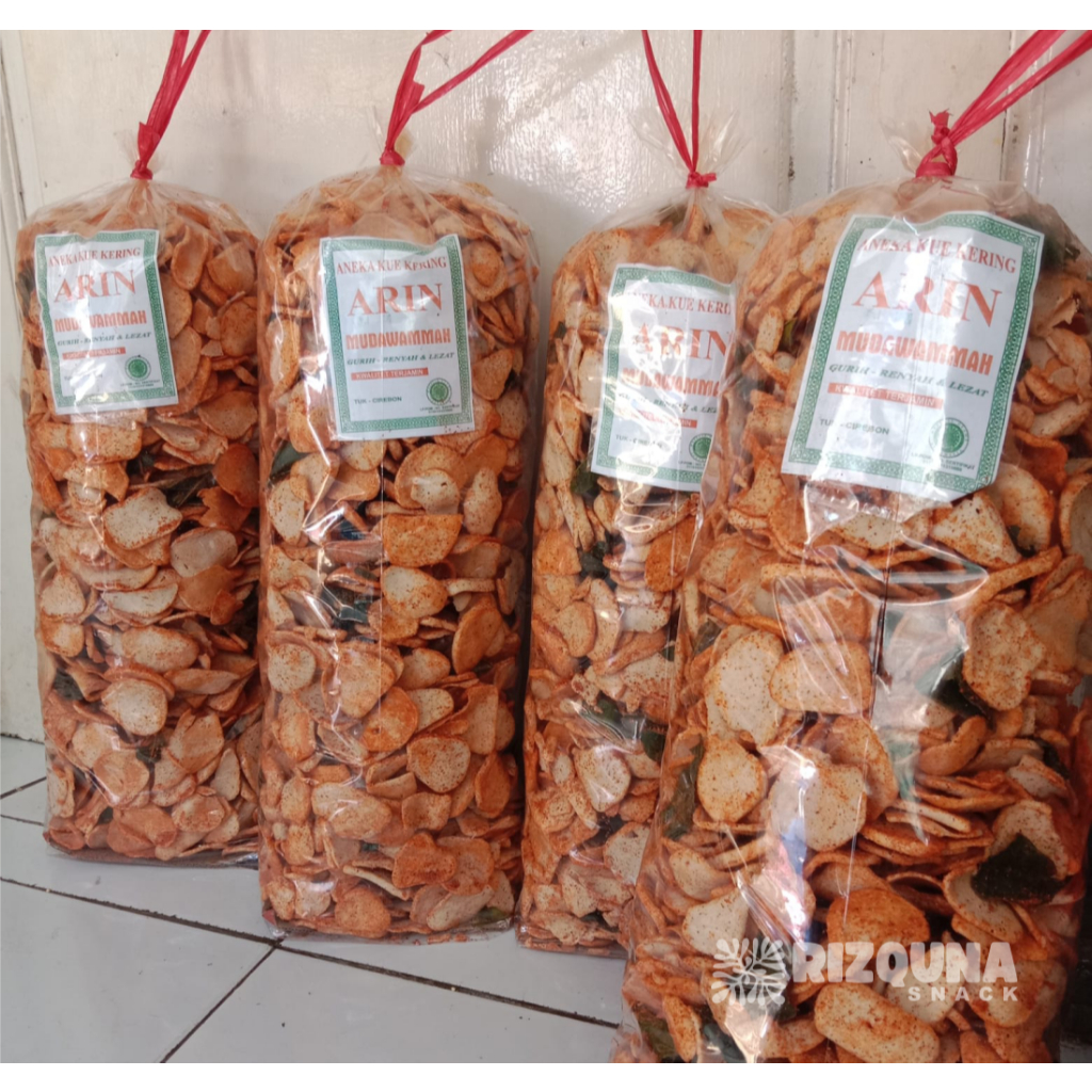 

Basreng Koin Pedas Daun Jeruk Renyah Gurih Enak 1kg