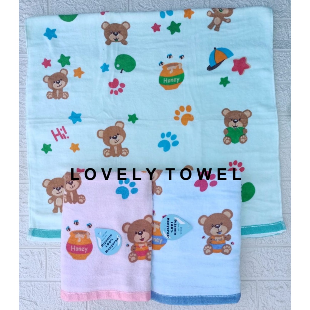 Handuk Mandi / Souvenir / Anak / Bayi Lucu Katun Dixon 60 x 120 cm