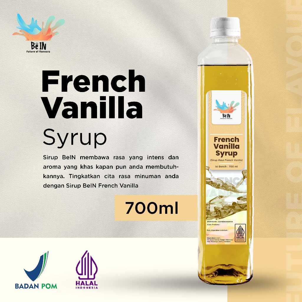 

BeIn French Vanilla Syrup - Sirup French Vanilla 700ml