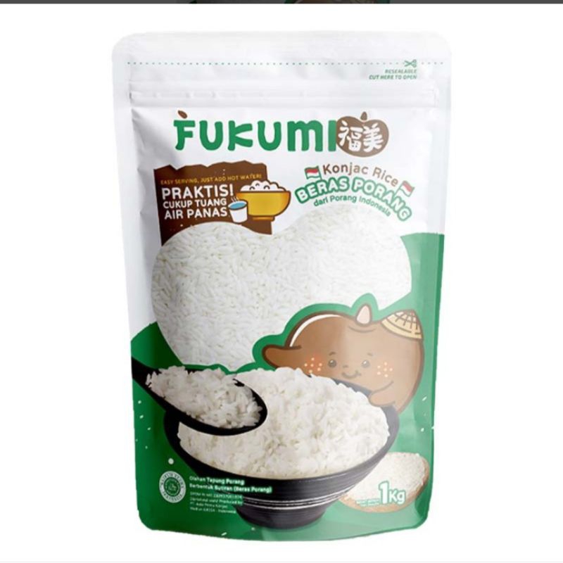 

Fukumi Beras Porang Konjac Pouch 1 kg