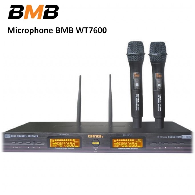 Microphone BMB WT7600 ( Mic Wireless BMB WT-7600 Original )
