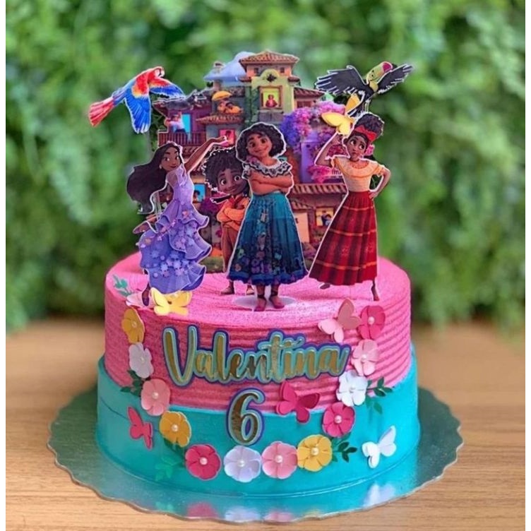 Topper ENCANTO / Topper Karakter / Dekorasi CAKE / Bisa Tambah Nama