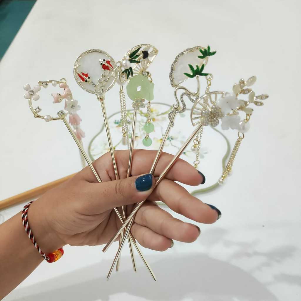 TUSUK KONDE JEPANG AKSESORIES RAMBUT ORIENTAL CHINA CHEONGSAM