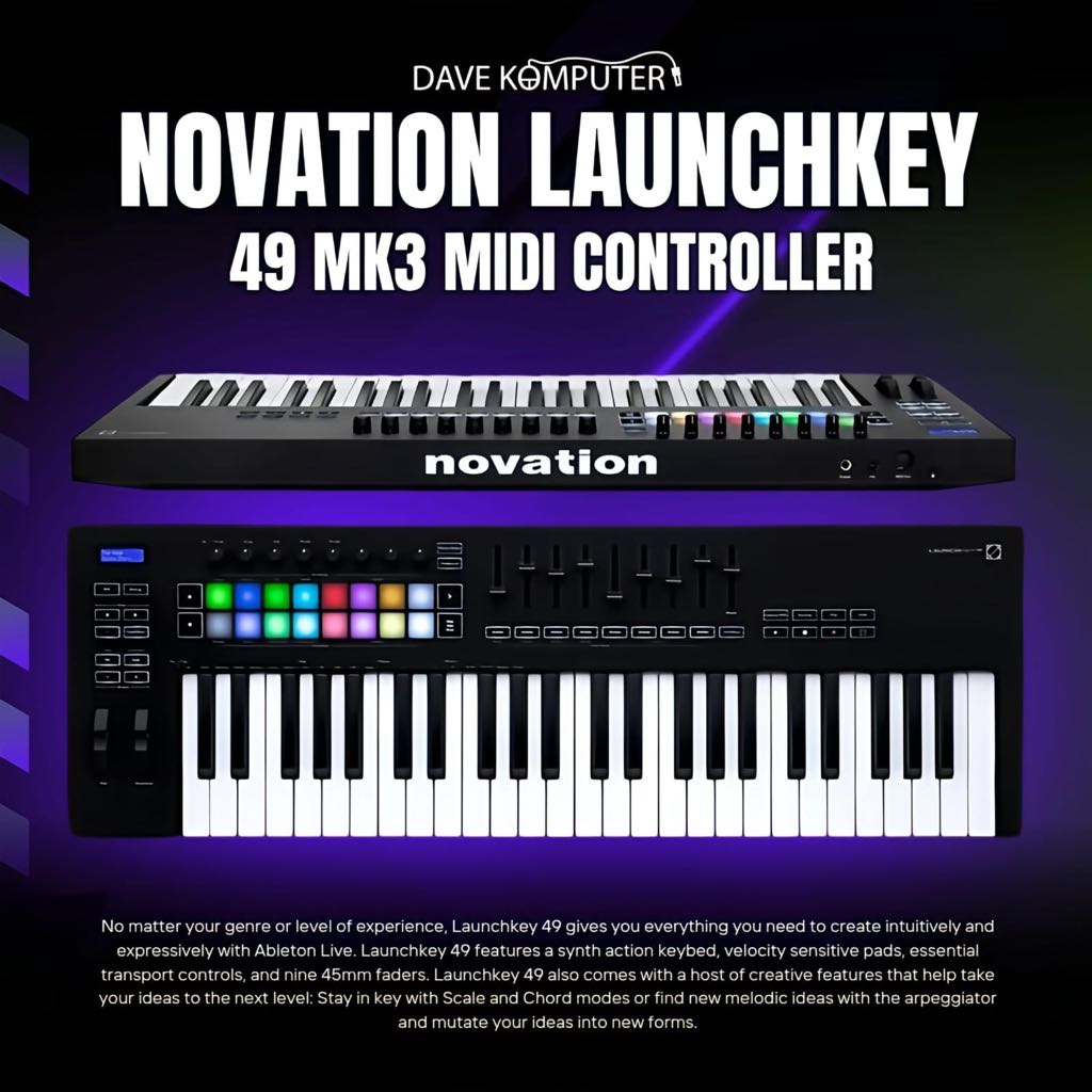 NOVATION launchkey 49 MK3 Midi Controller