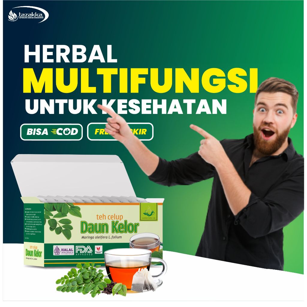 

Teh Celup Daun Kelor Untuk Mengobati Kencing Manis, Kanker, Asam Urat, Pegel Linu dan lain lain, Herbal ini dari Tazakka Resep JSR