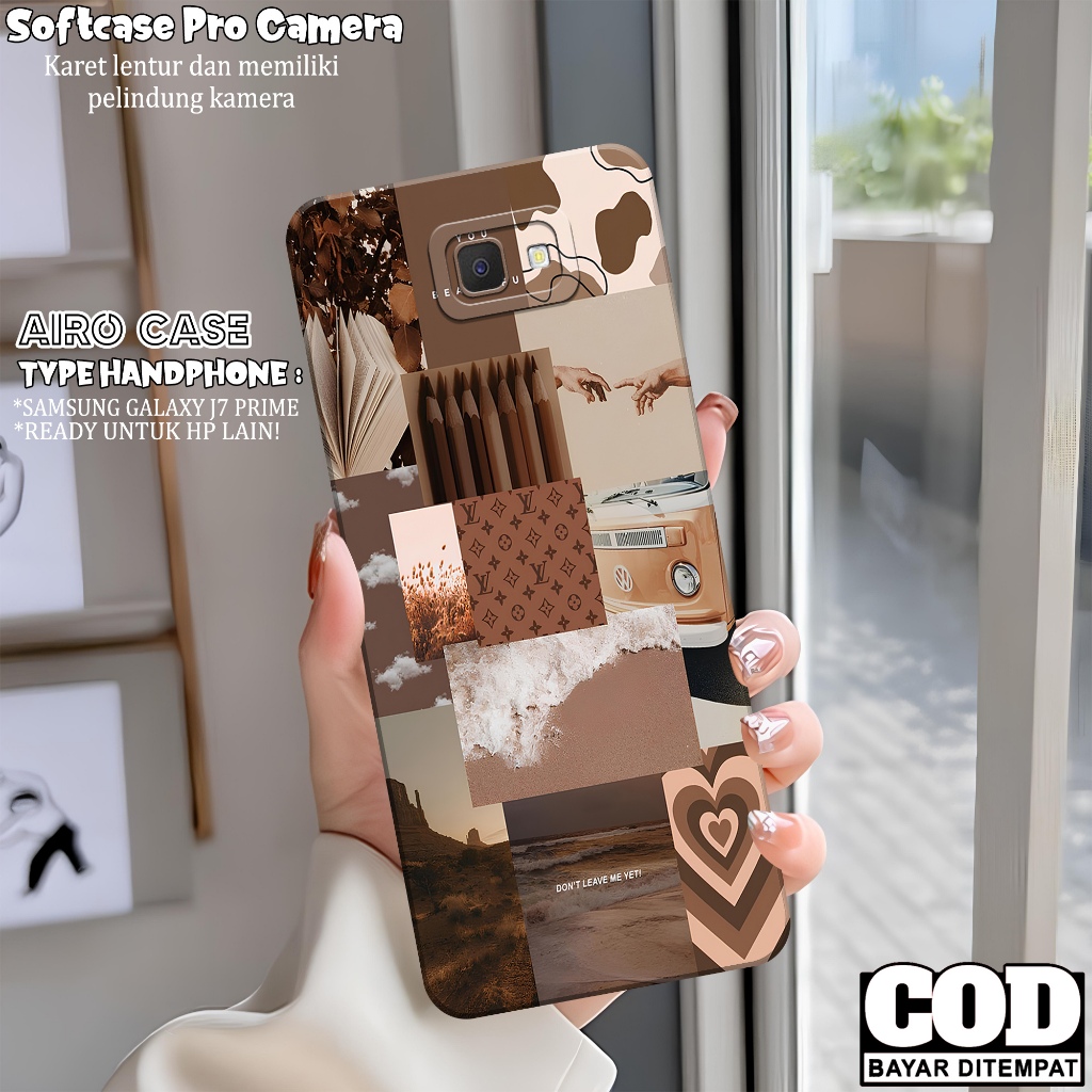 Case SAMSUNG GALAXY J7 PRIME - Softcase SAMSUNG GALAXY J7 PRIME - Fashion Case AESTHETIC- Casing SAM