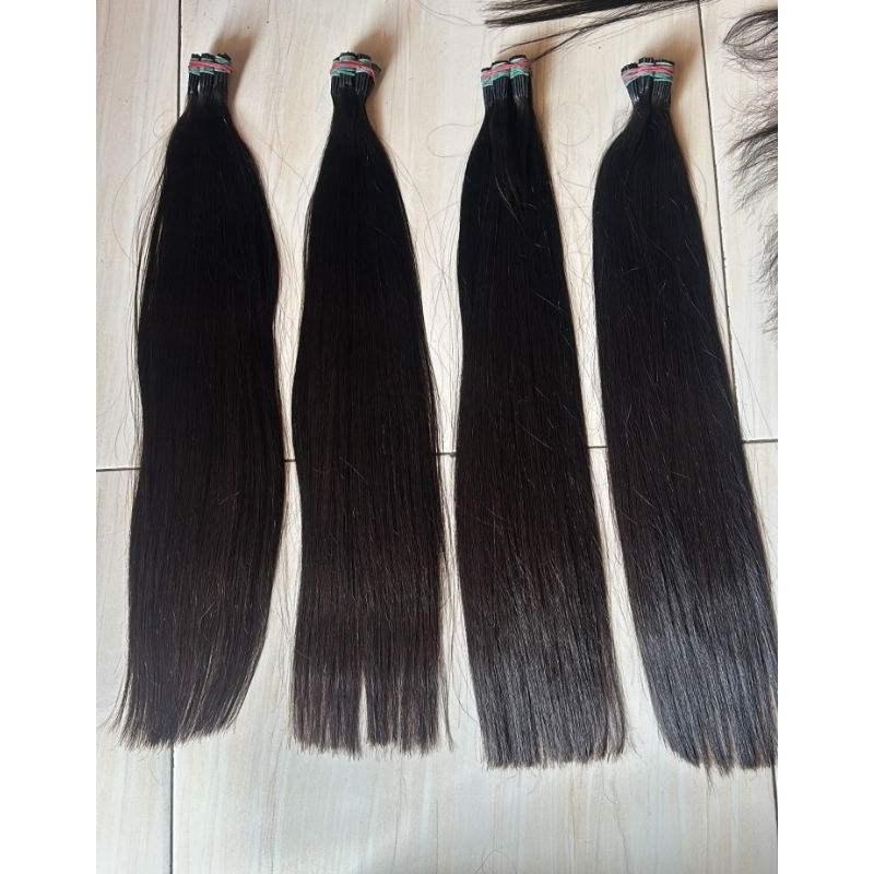 hair extension human hair 100% ukuran 60-65