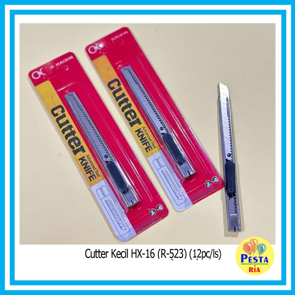 

Murah!! (1Pcs) Cutter Kecil, pisau cutter, cutter knife, pemotong kertas