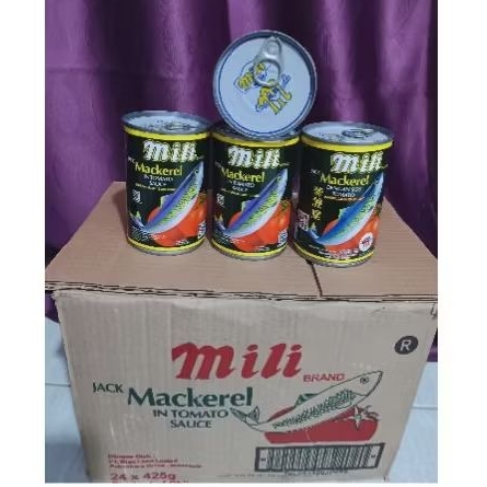 

sarden mili original 425g 1 dus isi 24kaleng //exp 2027