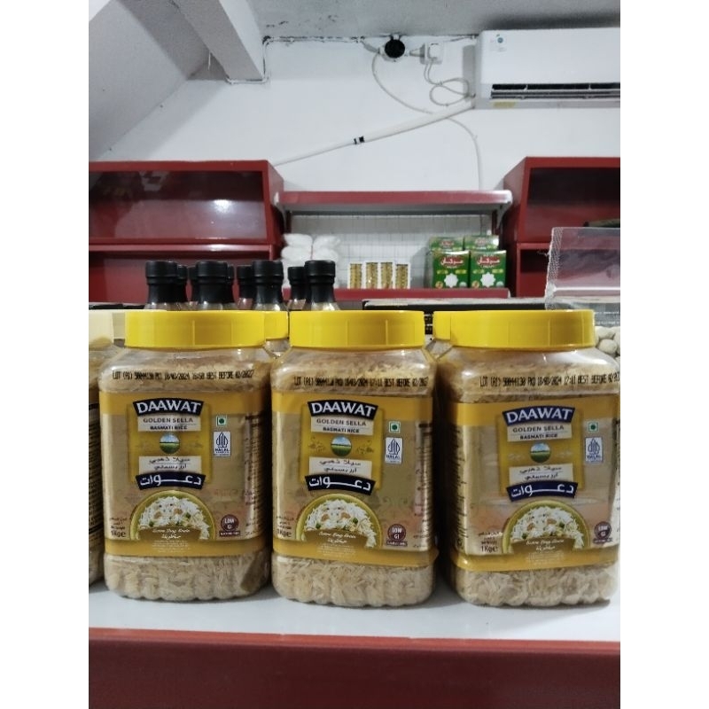 

DAAWAT GOLDEN SELLA BASMATI kemasan toples 1kg