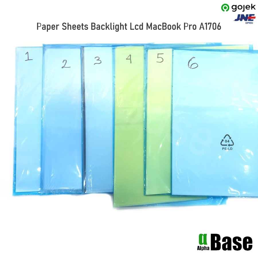 Paper Sheets Backlight Lcd MacBook Pro A1706