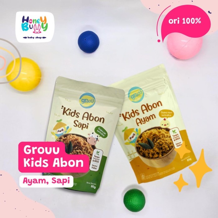 

GROUU KIDS ABON AYAM & SAPI 80GR