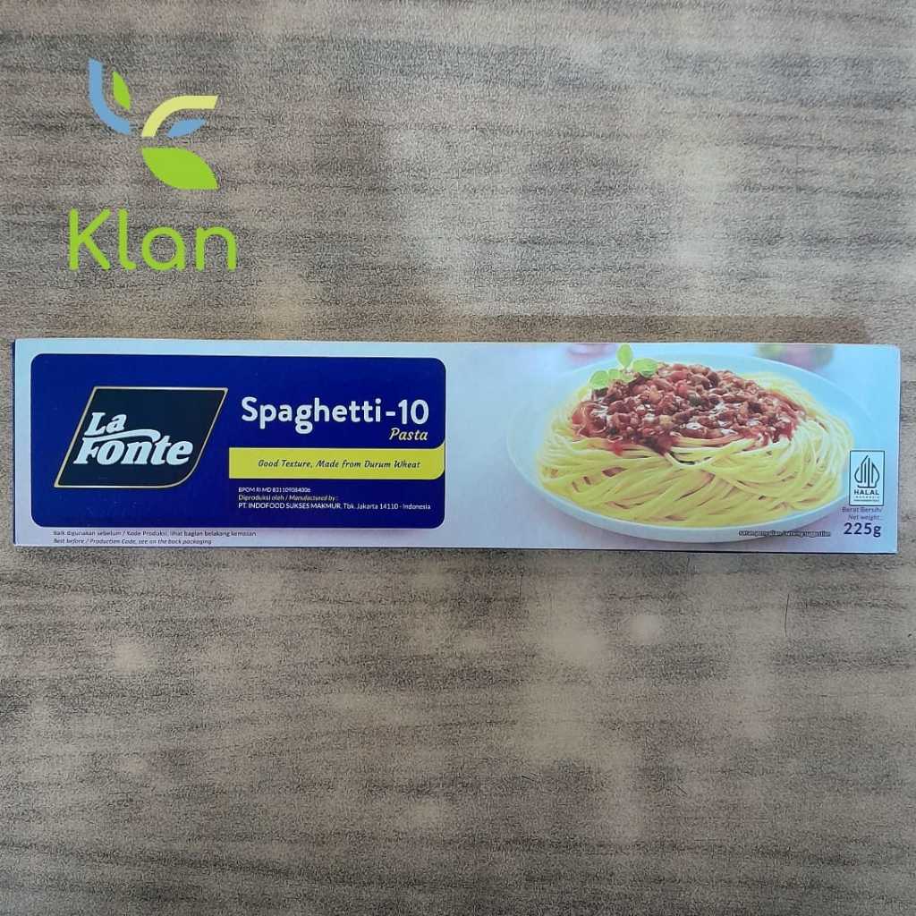 

LA FONTE SPAGHETTI 225GR/ SPAGETI/ SPAGETTI/ MIE SPAGHETI/ MIE PASTA