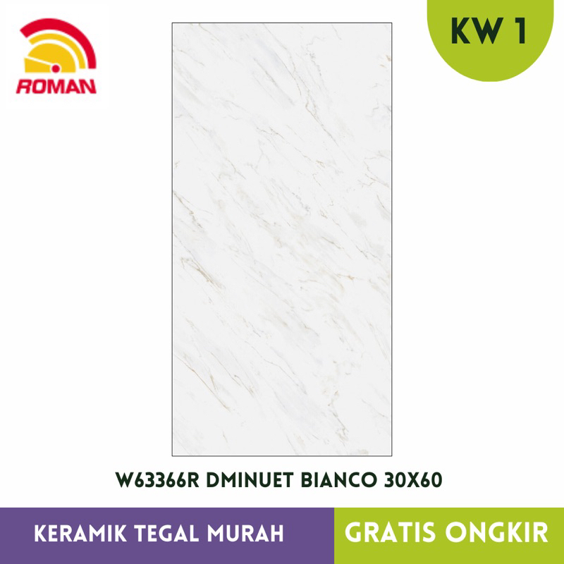 Keramik Roman W63366R 30x60 DMinuet Bianco KW1