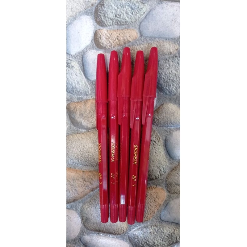 

bolpen merah SNOWMAN murah