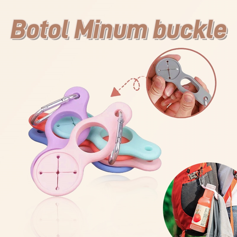 Outdoor Tegoni Botol Minum Carabiner buckle Water Bottle Gantungan kait tas sepeda naik gunung