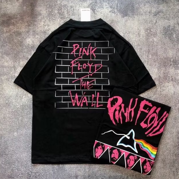 Baju Kaos Pull&Bear Oversize PINK FLOYD - T Shirt Band Vintage Oversize Pink Floyd Baju Kaos Pria Wa