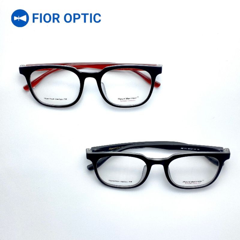 Fior Optic - Kacamata Rock Berries 915 Laki-laki Perempuan (Bisa ganti Lensa Anti Radiasi / Anti UV 